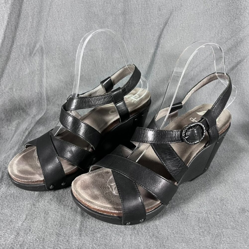 Dansko Frida Wedge Sandal Size 38 7.5-8 - Picture 2 of 6